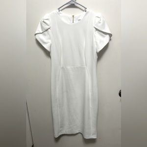 White Calvin Klein Spring 2023 Body Hugging Dress